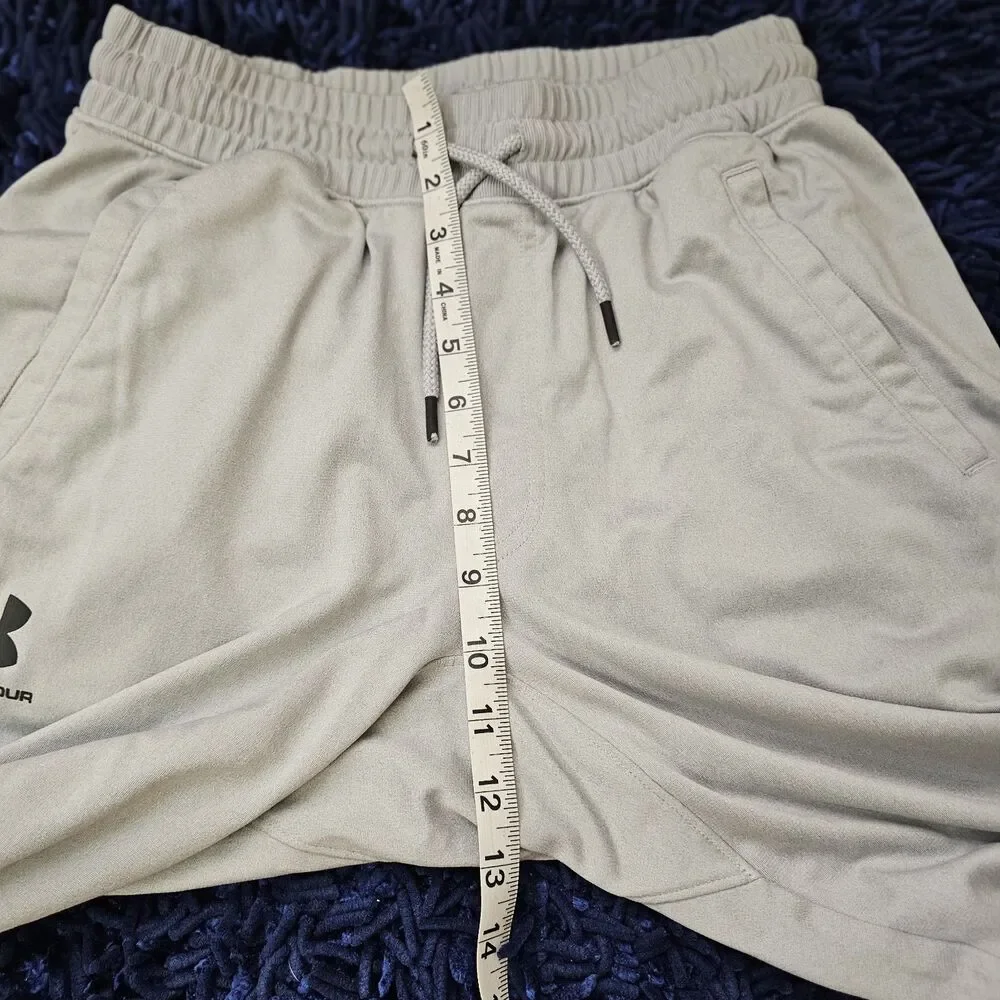 Under Armour ColdGear Jogger Sweatpants Gray Mens Med Loose Fit Athletic G754